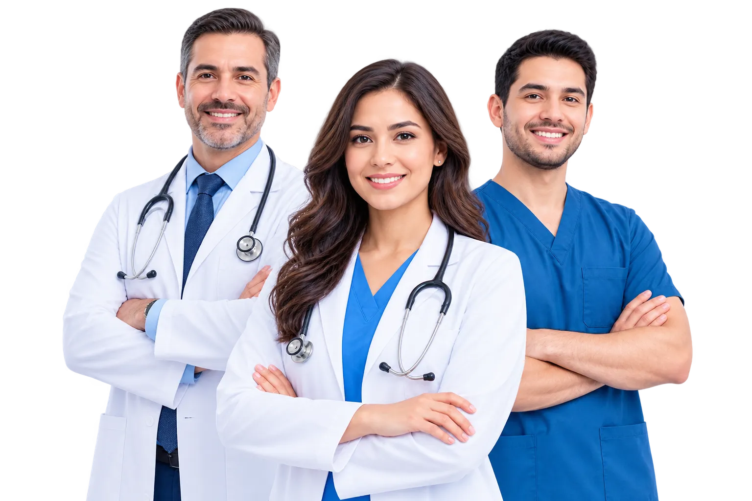 Equipo de profesionales médicos